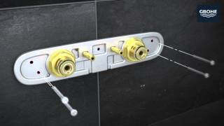 GROHE Rainshower SmartControl installation video [upl. by Atilek]