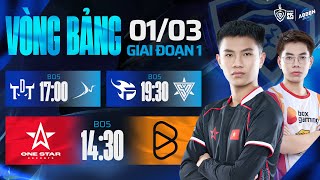 1S vs BOX  TDT vs BSS  FPT vs SPN  GĐ1  ABBEN ENERGY ĐTDV MÙA XUÂN 2025  0103 [upl. by Ailb]