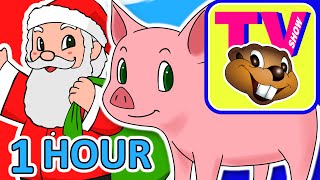 Kids 1 Hour TV Show  Busy Beavers BBTV S1 E5 amp E6  Kindergarten Kids Learning Video [upl. by Eednil149]