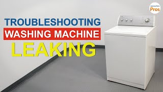 Washing Machine Leaking  TOP 6 Reasons amp Fixes  LG Samsung amp others [upl. by Wenonah78]