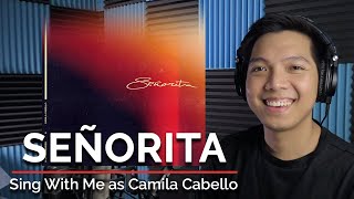 Señorita Male Part Only  Karaoke  Camila Cabello [upl. by Courtund985]