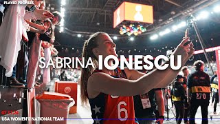 Sabrina Ionescu  USA Basketball Profiles [upl. by Acirfa]