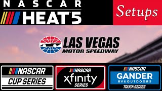 NASCAR Heat 5 Setup  Las Vegas CupXfinityTrucks [upl. by Akimrehs]