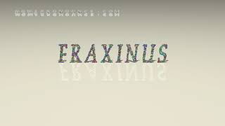 fraxinus  pronunciation [upl. by Mindi]