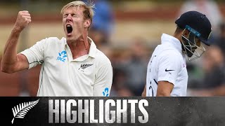 Jamieson Strikes Early On Debut  FULL HIGHLIGHTS  BLACKCAPS v India  1st Test  Day 1 2020 [upl. by Eelrebmyk]