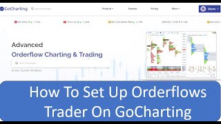 GoCharting Orderflows Trader Chart Setup [upl. by Jolyn]