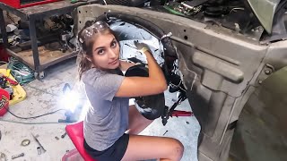 Building an LS SWAPPED 240SX IN 10 MINUTES Amazing Transformation [upl. by Amliw558]