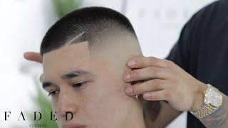 FLAWLESS BALD FADE HAIRCUT BARBER TUTORIAL [upl. by Noell674]