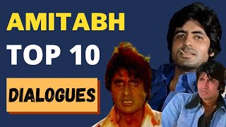 Amitabh Bachchan 10 Best Dialogues From His Blockbuster Movies  Iconic Dialogues [upl. by Terrena368]