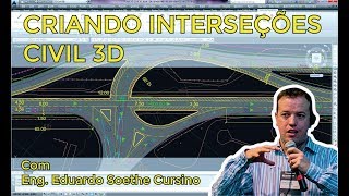 Criando Intersecções Civil 3D [upl. by Aneev609]