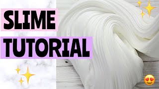 HOW TO MAKE SLIME Simple amp Easy Slime Recipe  2 Minute Easy Slime Tutorial Glue and Borax Slime [upl. by Anawyt544]