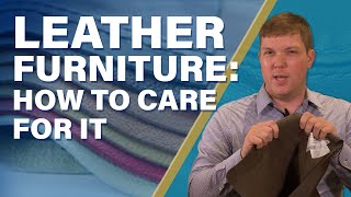 How To Care For Your Leather Furniture [upl. by Fondea413]