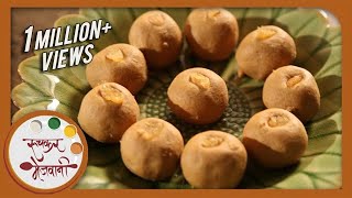 Besan Laddu  Traditional Recipe by Archana  Quick Ladoo  Indian Sweets in Marathi [upl. by Egin]