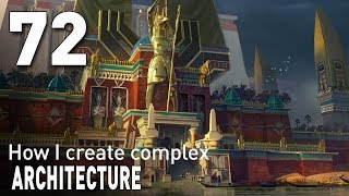 CONCEPT ART Architectural Scenes Process [upl. by Naziaf]