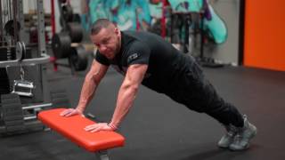 How to do an Incline Pushup  Tiger Fitness [upl. by Capello681]