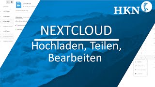 Hochladen Teilen Bearbeiten « Nextcloud » [upl. by Zysk369]