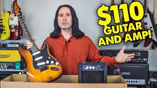 Cool Looking Guitar STARTER PACK Only Costs 110 on Amazon [upl. by Ayanat]