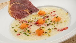 Sopa fría de melón con jamón  Karlos Arguiñano [upl. by Steel]