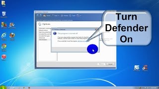 How to Enable Windows Defender in Windows 7  How to turn Windows Defender on Windows 7 Free amp Easy [upl. by Rochette]