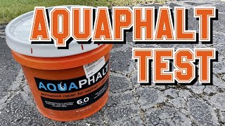 Aquaphalt Asphalt Repair Review [upl. by Nevile]