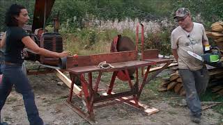 How to Cut Firewood Same Length  Part 2 [upl. by Harned]