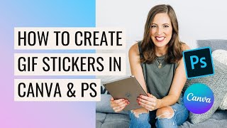 DIY Instagram Stories Animated STICKERS 🎨 EASY Canva  Photoshop Tutorial [upl. by Ahseiyn864]