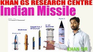 Indian Missile By  Khan Sir  Khan GS Research Center  For SSC RRB NTPC RAILWAY Etc [upl. by Inaoj370]