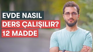 Evde Nasıl Ders Çalışılır  12 Maddelik Rehber [upl. by Gordie760]