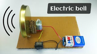 How to Make Electric bell  DIY electric bell [upl. by Georgina714]