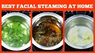 Get clear flawless skin Facial steaming at home with DEMO [upl. by Sidonius916]