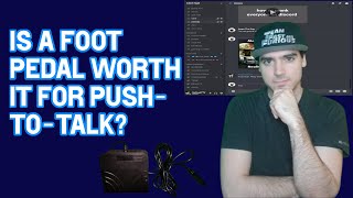 Using A Foot Pedal for PushToTalk DISCORD [upl. by Airat453]