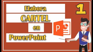 ¿Cómo hacer un CARTEL en PowerPoint [upl. by Hannon]