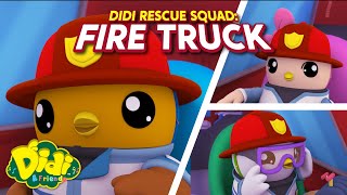 Didi Rescue Squad Fire Truck  Fun Family Song  Didi amp Friends Song for Children [upl. by Uaerraj310]