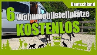 6 kostenlose Wohnmobilstellplätze mit Vollausstattung in Deutschland [upl. by Ohl]