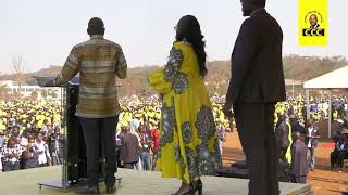 President Chamisa Cross over rally speech [upl. by Debera992]