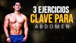 ¡LOS 3 MEJORES EJERCICIOS PARA TU ABDOMEN [upl. by Hairim]