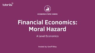 Financial Economics  Moral Hazard [upl. by Knut]