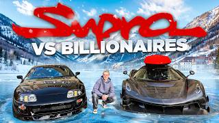 1000HP Supra terrorizing Billionaires Hypercarmeet in Switzerland [upl. by Eladnyl855]