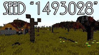 Minecraft CREEPYPASTA Seed “1493028” [upl. by Idieh]