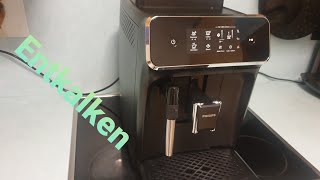 Philips EP2220 Enkalken reinigen warten damit der kaffee lange Zeit gut Schmeckt [upl. by Atteram384]