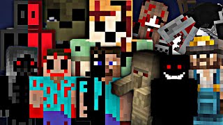 Minecraft CREEPYPASTA SEASON 1 ALL EPISODE RossenGamerz Compilation [upl. by Notyalk]