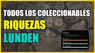 Todas las Riquezas  Coleccionables Lunden  Assassins Creed Valhalla [upl. by Faubert531]