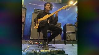 Henrik Linder bass solo  NAMM 2020 [upl. by Pompea]