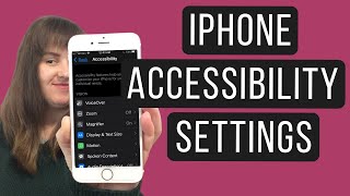 iPhone ACCESSIBILITY SETTINGS FOR THE BLIND AND VISUALLY IMPAIRED [upl. by Nalorac]