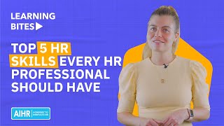 Top 5 HR Skills Every HR Professional Should Have [upl. by Walkling34]