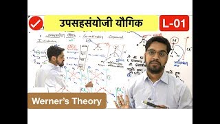 coordination compound  lec 01  werners theory  primary and secondary valency in hindi [upl. by Ramma]