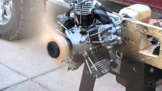 Moki 150 Radial Engine [upl. by Hsirap]