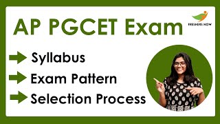 AP PGCET Syllabus amp Exam Pattern 20222023 [upl. by Adnirolc]