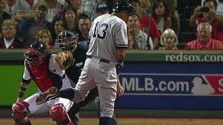 Dempster hits ARod Girardi ejected [upl. by Elleral364]