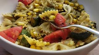 Pesto Pasta With Summer Vegetables [upl. by Nuarb]